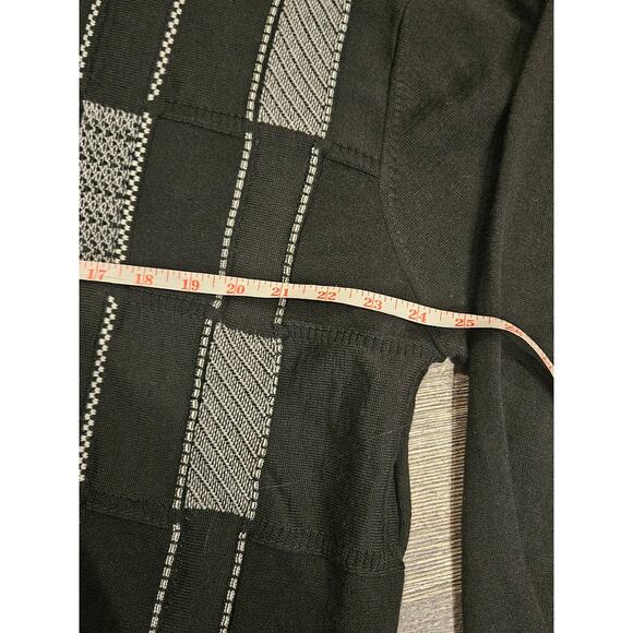 Stacy Adams xxl mens wool blend checker grandpa sweater retro vintage 2xl - Picture 3 of 8